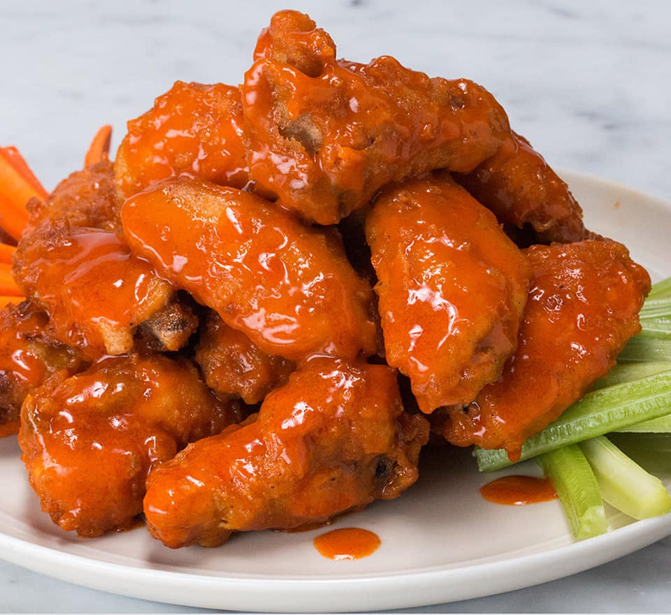 Order Buffalo Wings - 10 Pieces food online from Mojus Family Pizzeria store, Philadelphia on bringmethat.com