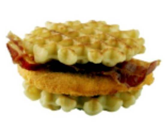 Order CHICKEN AND WAFFLES SLIDER CAL 390 food online from White Castle store, Heath on bringmethat.com