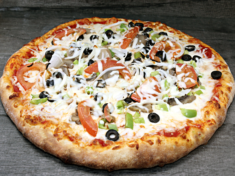 Order Veggie Pizza food online from Via Sofia's store, Cedar Rapids on bringmethat.com