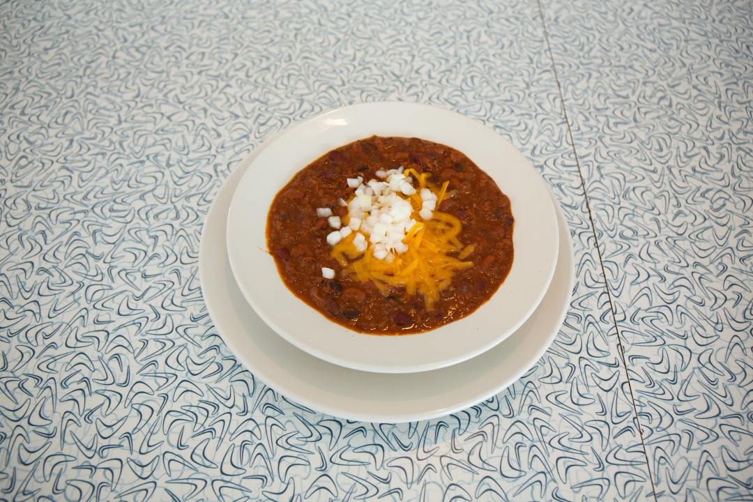 Order Cup Beef Chili food online from Muffin Top Cafe store, Minneapolis on bringmethat.com