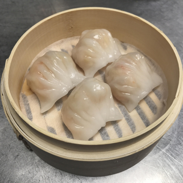 Order C03. Shrimp Dumplings food online from Wok Station store, San Francisco on bringmethat.com