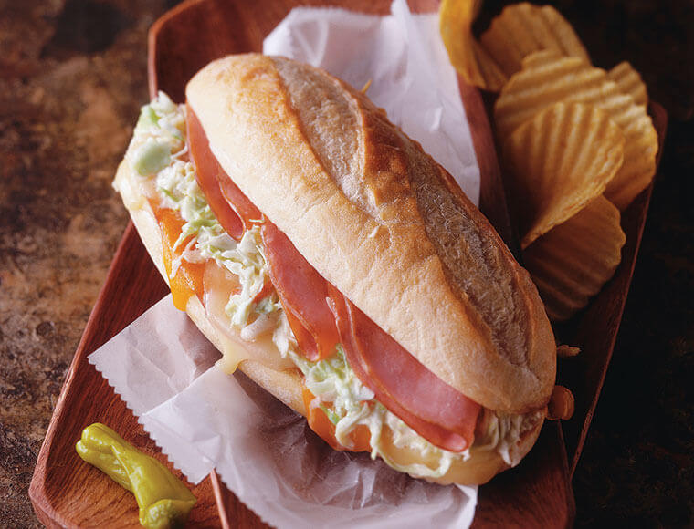 Order Ham and Cheese Sandwich food online from La Reina Del Sabor store, Hackensack on bringmethat.com