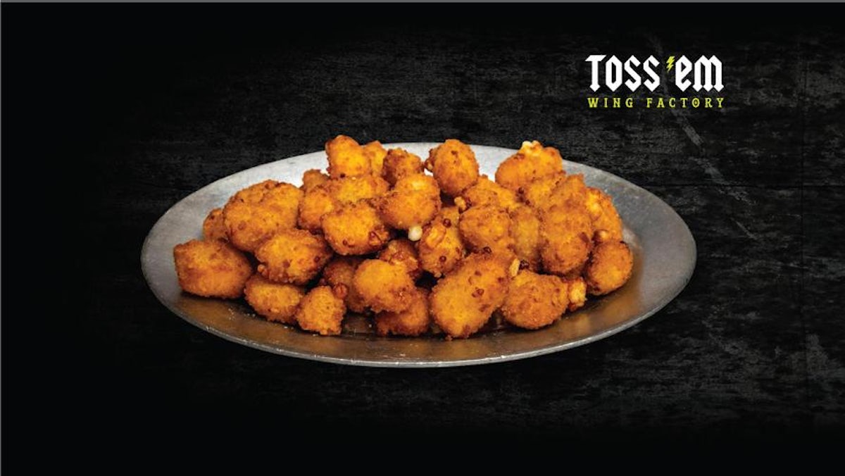 Order CHEESE CURDS food online from Toss 'Em Wing Factory store, Somerville on bringmethat.com