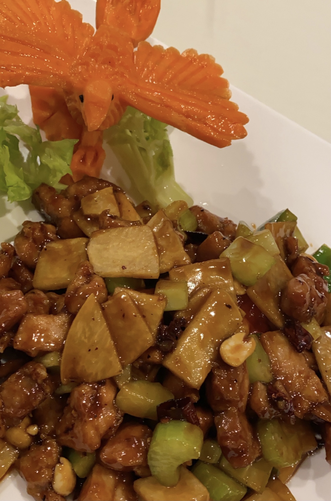 Order Kung Pao Chicken food online from Evergreen on 38th Street store, New York on bringmethat.com