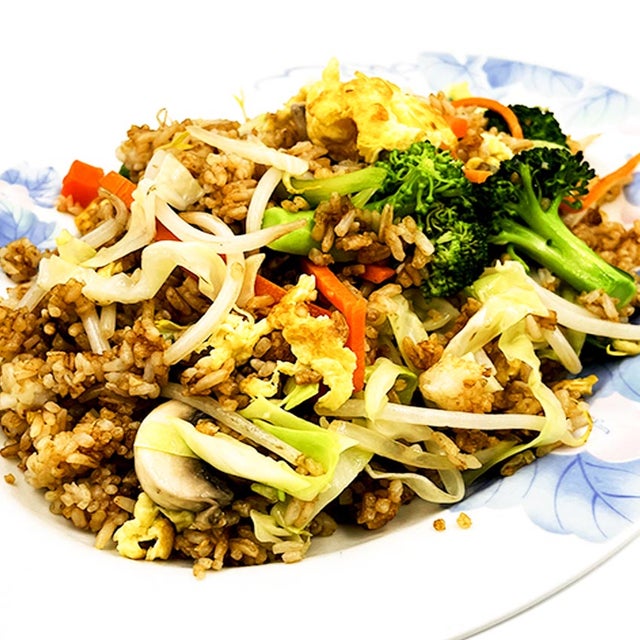 Order Vegetable Fried Rice food online from New Shanghai Restaurant store, Lake Forest on bringmethat.com
