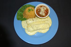 Order Spinach Enchiladas food online from Manuels Mexican Restaurant and Cantina store, Phoenix on bringmethat.com