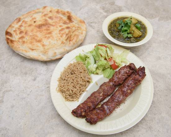 Order 5. Kabob-E-Kubideh food online from Kabob Palace store, Arlington on bringmethat.com