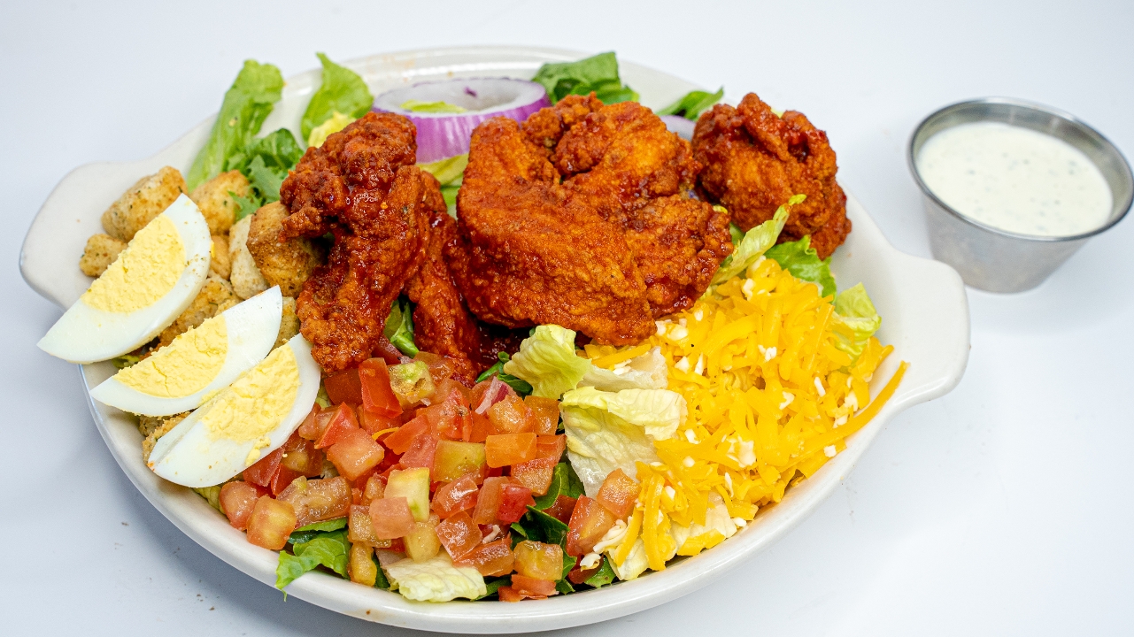 Order Chicken Strip Salad food online from Snuffer's store, Addison on bringmethat.com