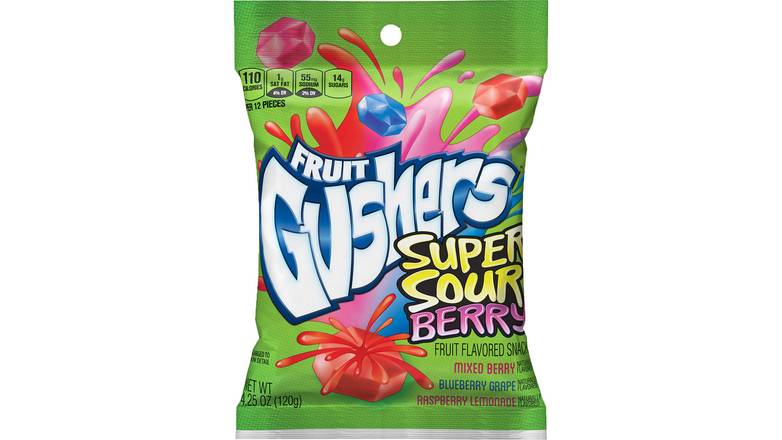 Order Super Sour Berry Fruit Gushers food online from Shell Rock Spring store, Bel Air on bringmethat.com