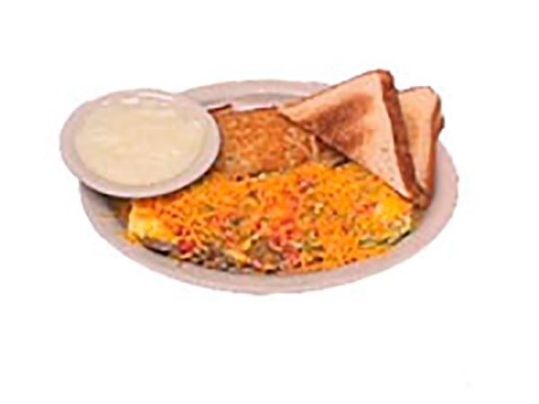 Order Veggie Omelette food online from Carolina's Diner store, Greensboro on bringmethat.com