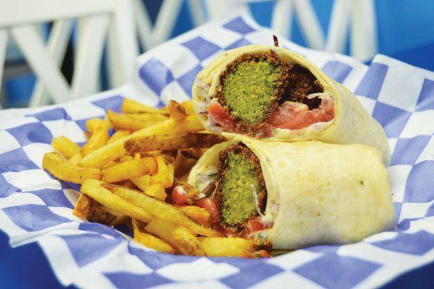 Order Falafel Wrap food online from Opa! Opa! store, Wilmington on bringmethat.com