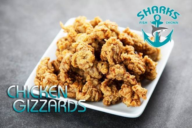 Order Chicken Gizzards food online from Sharks Fish & Chicken store, Gary on bringmethat.com