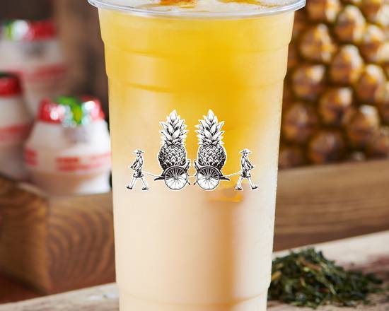 Order Yakult Pineapple Green Tea 養樂多鳳梨綠茶 food online from Taiwan Fruit Tea store, San Francisco on bringmethat.com