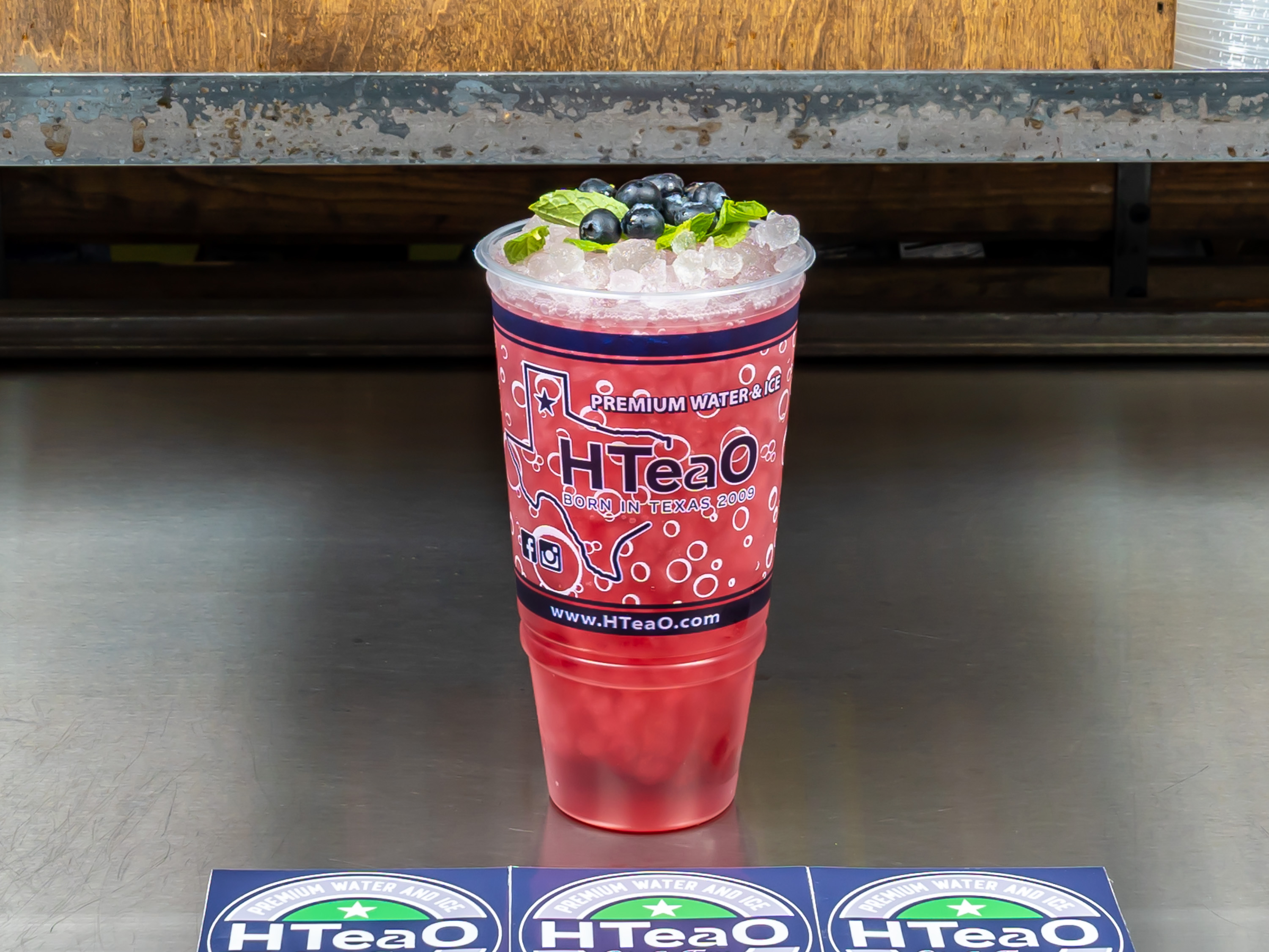 Order Sweet Blueberry Green Iced Tea food online from Hteao store, Plano on bringmethat.com