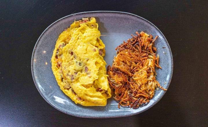 Order Meat Lover's Omelet food online from Urban Kitchen store, Cleveland on bringmethat.com
