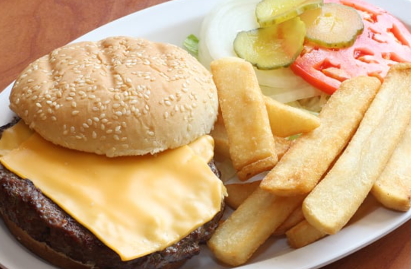 Order Cheeseburger food online from Central Gyros store, Chicago on bringmethat.com