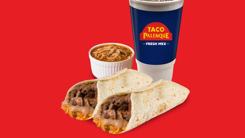 Order Combo Casero Tacos food online from Taco Palenque store, Corpus Christi on bringmethat.com