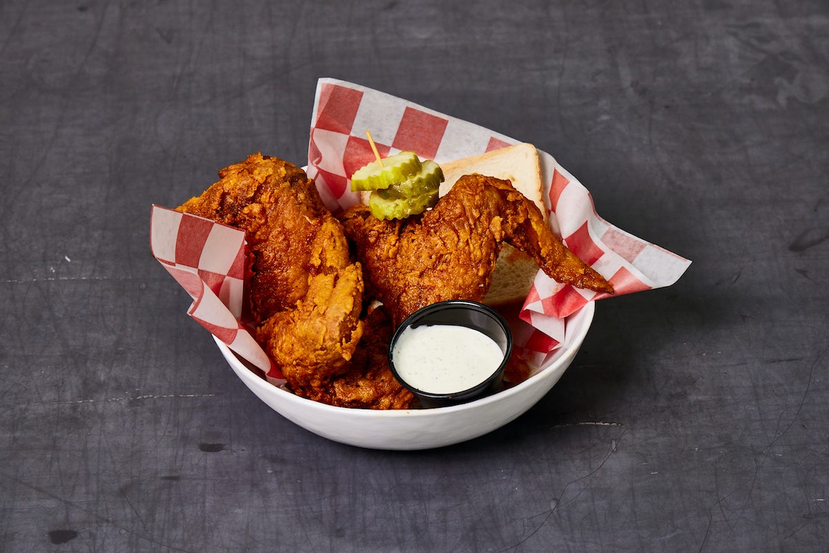 Order WINGS (3) food online from Hot Chicken Takeover store, Columbus on bringmethat.com