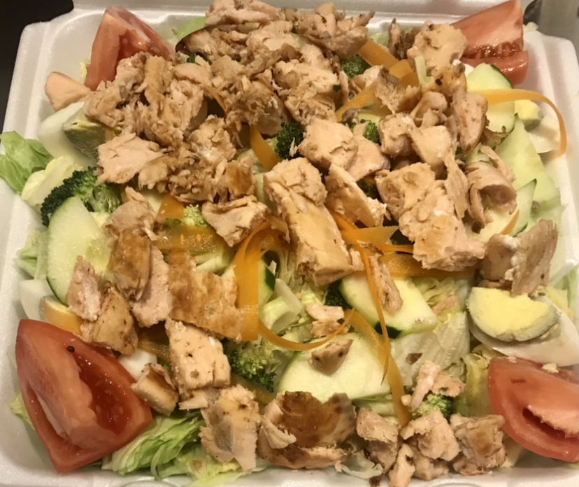 Order Grilled Salmon Salad food online from Mipal Deli store, Philadelphia on bringmethat.com