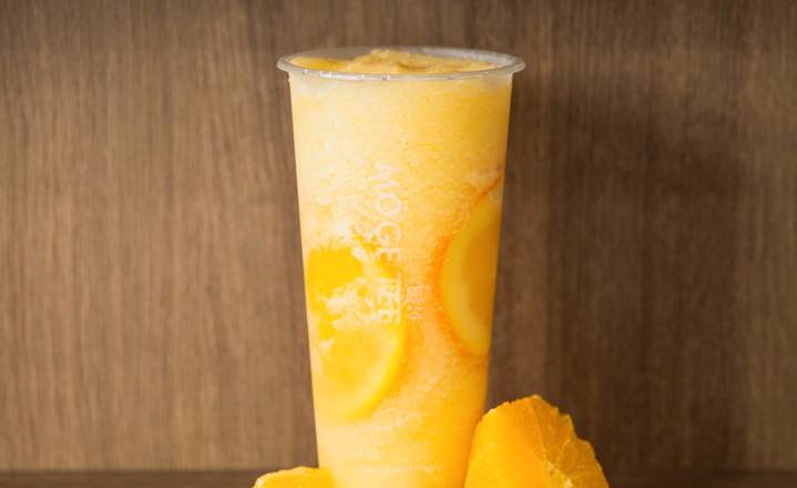 Order Orange Tea 芝⼠/满杯鲜橙 food online from Möge Tee 愿茶 store, Mason on bringmethat.com
