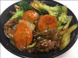 Order Beef with Mixed Vegetables food online from Wok One store, Meadows Place on bringmethat.com
