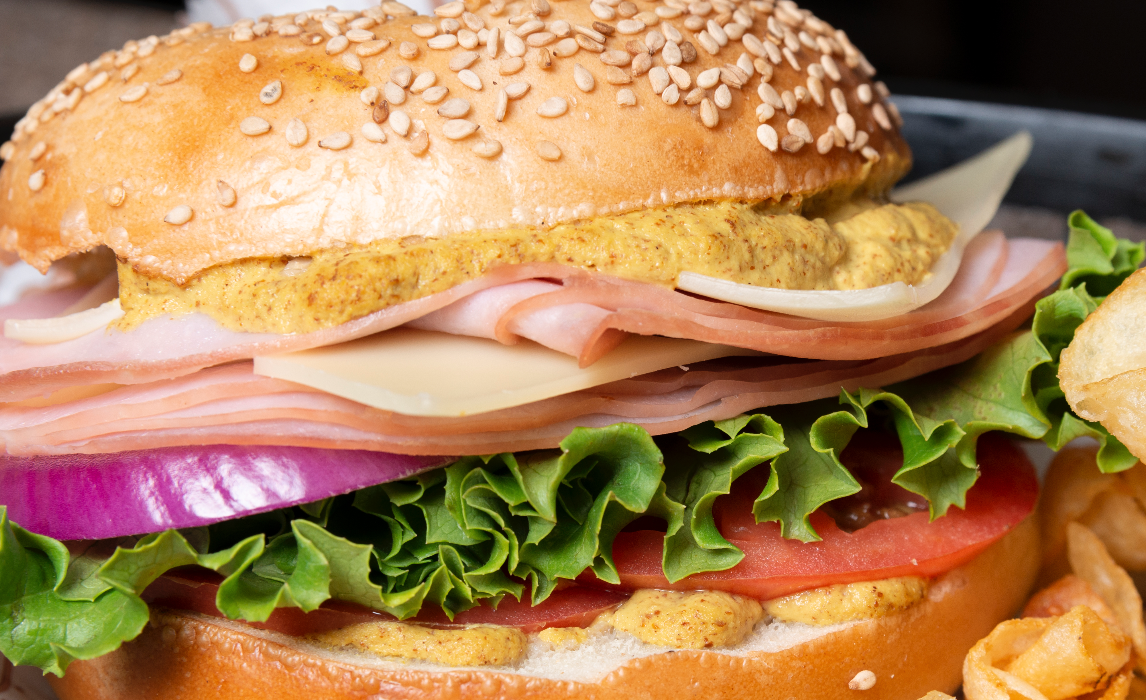 Order Times Square Ham Sandwich food online from Manhattan Bagel store, Summit on bringmethat.com