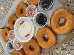 Order Flock Self-Decorating Kit food online from Duck Donuts store, Sea Isle City on bringmethat.com