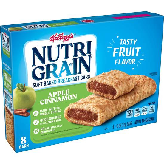 Order Nutri-Grain Apple Cinnamon Soft Baked Breakfast Bars, 8 CT food online from Cvs store, GREEN BAY on bringmethat.com