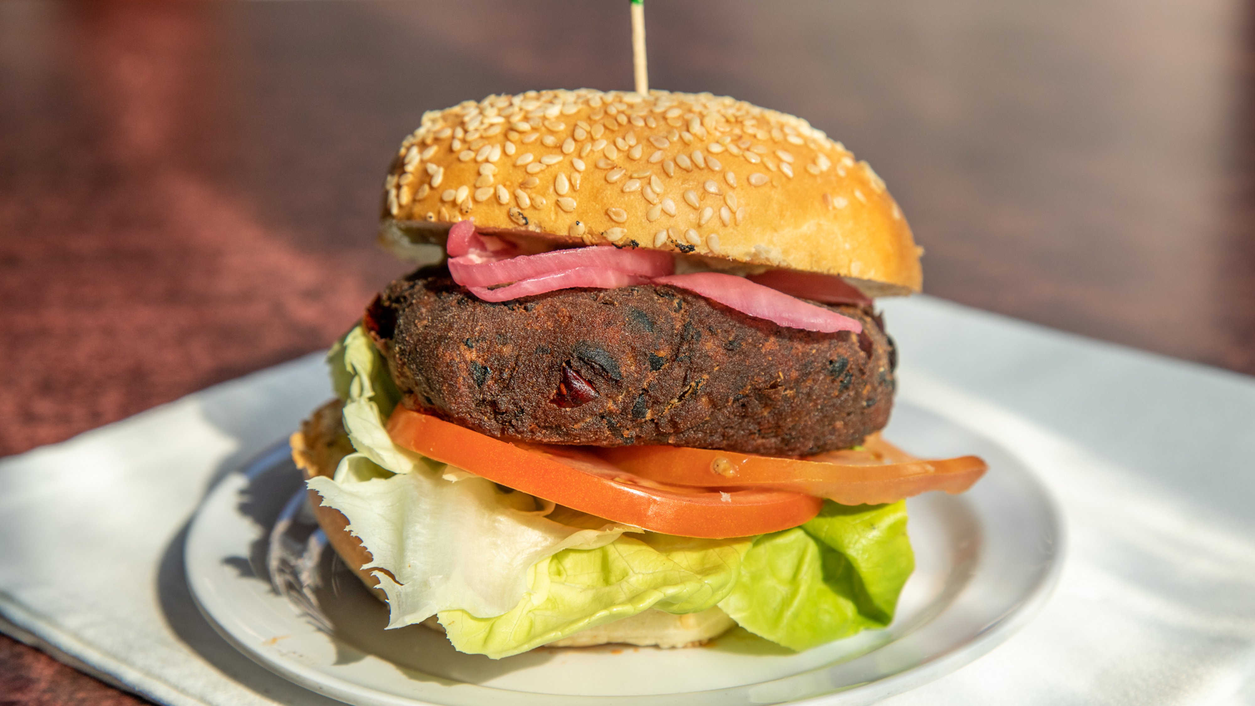 Order Black Bean Burger food online from The Sycamore store, San Francisco on bringmethat.com