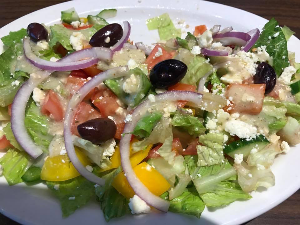 Order Greek Salad food online from Bagel Talk store, Old Bridge on bringmethat.com