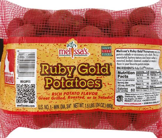 Order Melissa's · Ruby Gold Potatoes (24 oz) food online from Albertsons store, Highland on bringmethat.com