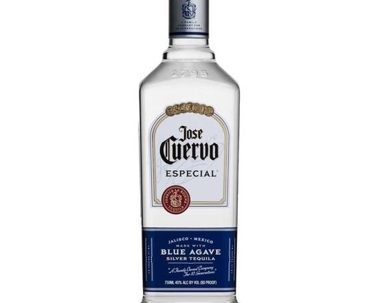 Order Jose Cuervo Silver, 375mL bottle (40% ABV)  food online from Moby Liquor store, Los Angeles on bringmethat.com