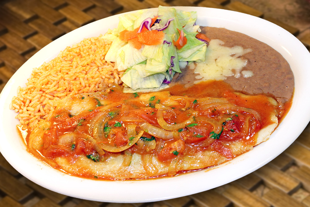 Order Filete Ranchero Plate food online from Taqueria San Miguel store, Cathedral City on bringmethat.com