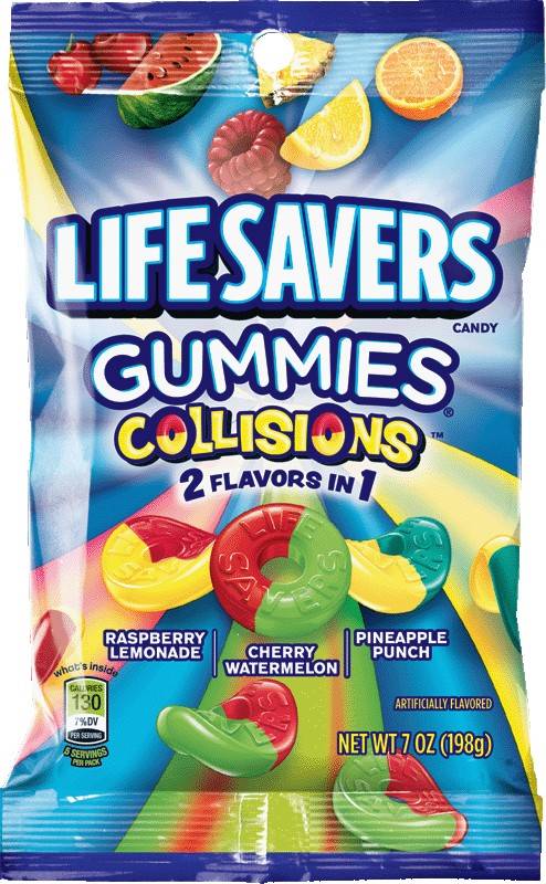 Order Life Savers Collisions Gummies Candy Bag (7 oz) food online from Rite Aid store, Yamhill County on bringmethat.com