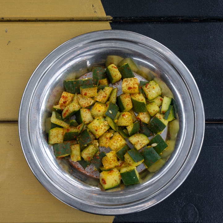 Order Spicy Cucumber Salad (GF) food online from The Sudra store, Portland on bringmethat.com