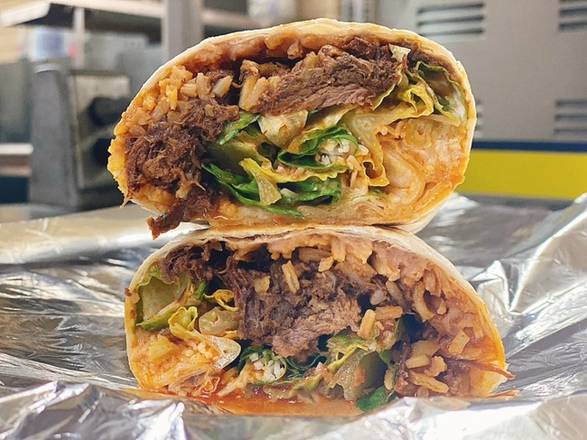 Order Barbacoa Burrito food online from Flacos Tacos store, Chicago on bringmethat.com