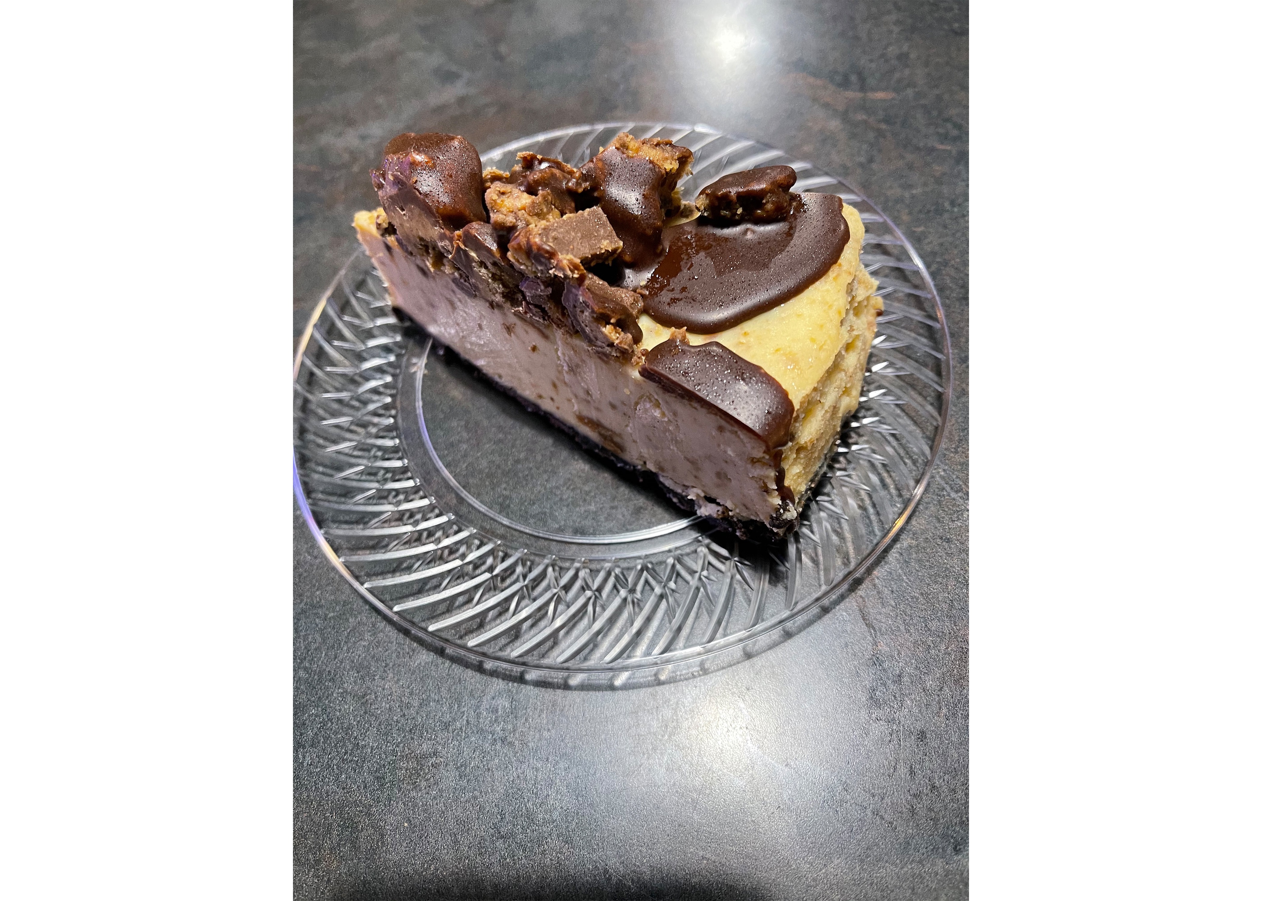 Order Peanut Butter Cup Cheesecake food online from Gurty Burgers & Deli store, Newton on bringmethat.com