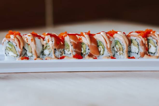 Order Spicy Rainbow Roll food online from Deep Sushi store, Dallas on bringmethat.com