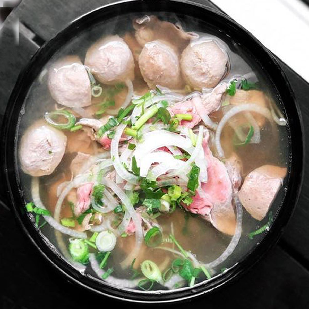 Order 4. Pho Tai Bo Vien food online from Pho Seven store, Stanton on bringmethat.com