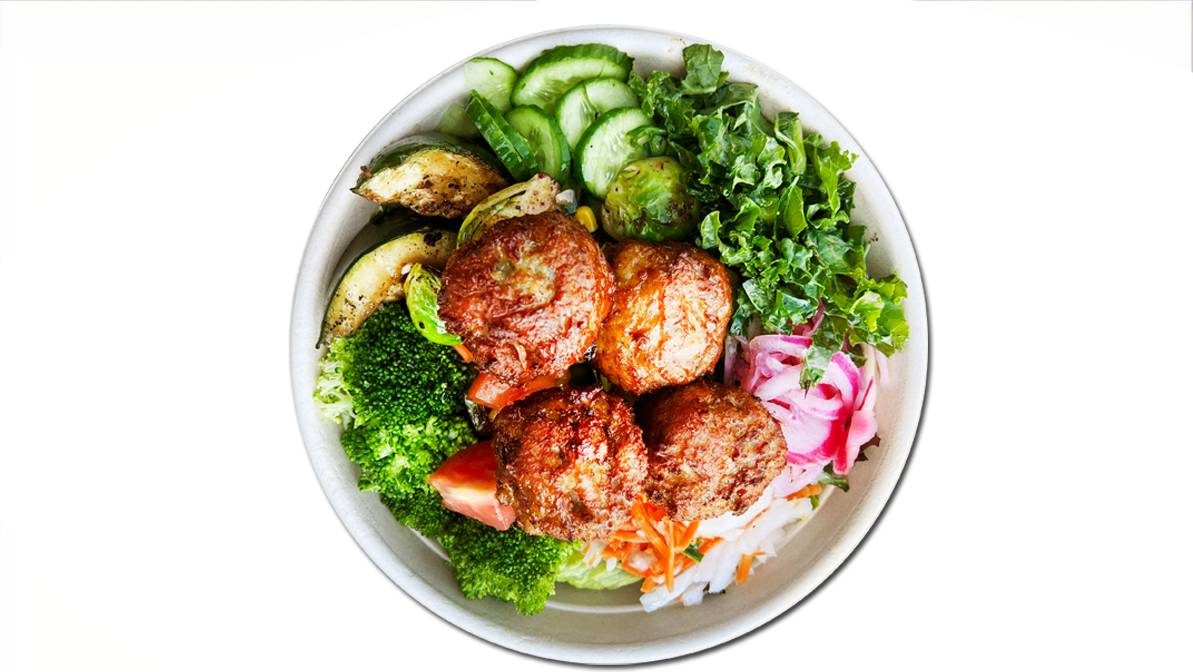 Order Shrimp & Pork Meatball food online from On+On Kitchen store, Compton on bringmethat.com