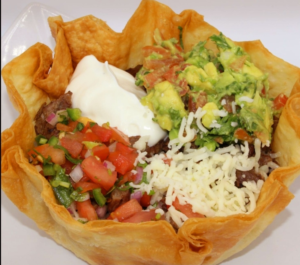 Order TACO SALAD food online from Tacos Guac N Bowl store, Reading on bringmethat.com