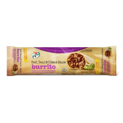 Order 7-Select Burrito Beef, Bean, and Cheese 10oz food online from 7-Eleven store, Winfield on bringmethat.com