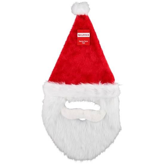 Order Merry Brite Santa Hat with Beard food online from CVS store, ROSLINDALE on bringmethat.com
