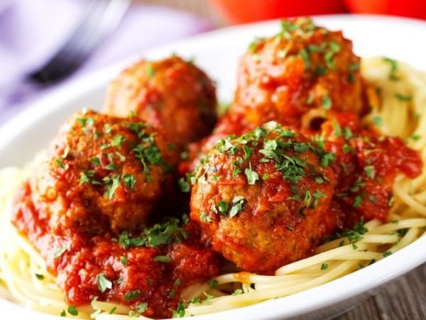 Order Spaghetti food online from Pizza & Grill store, Denver on bringmethat.com