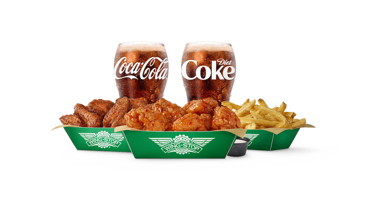 Order 15pc Meal for 2 food online from WINGSTOP store, North Bergen on bringmethat.com