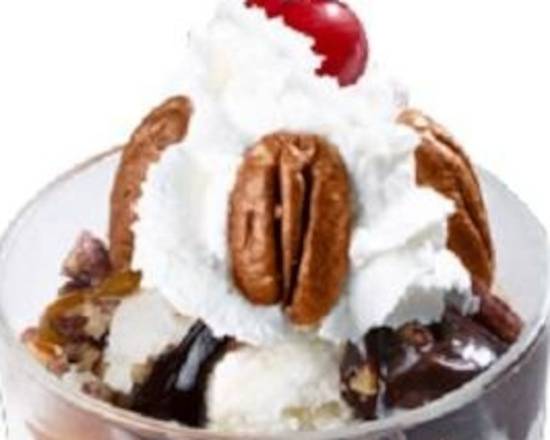 Order Turtle Sundae food online from Bruster Real Ice Cream store, Stone Mountain on bringmethat.com