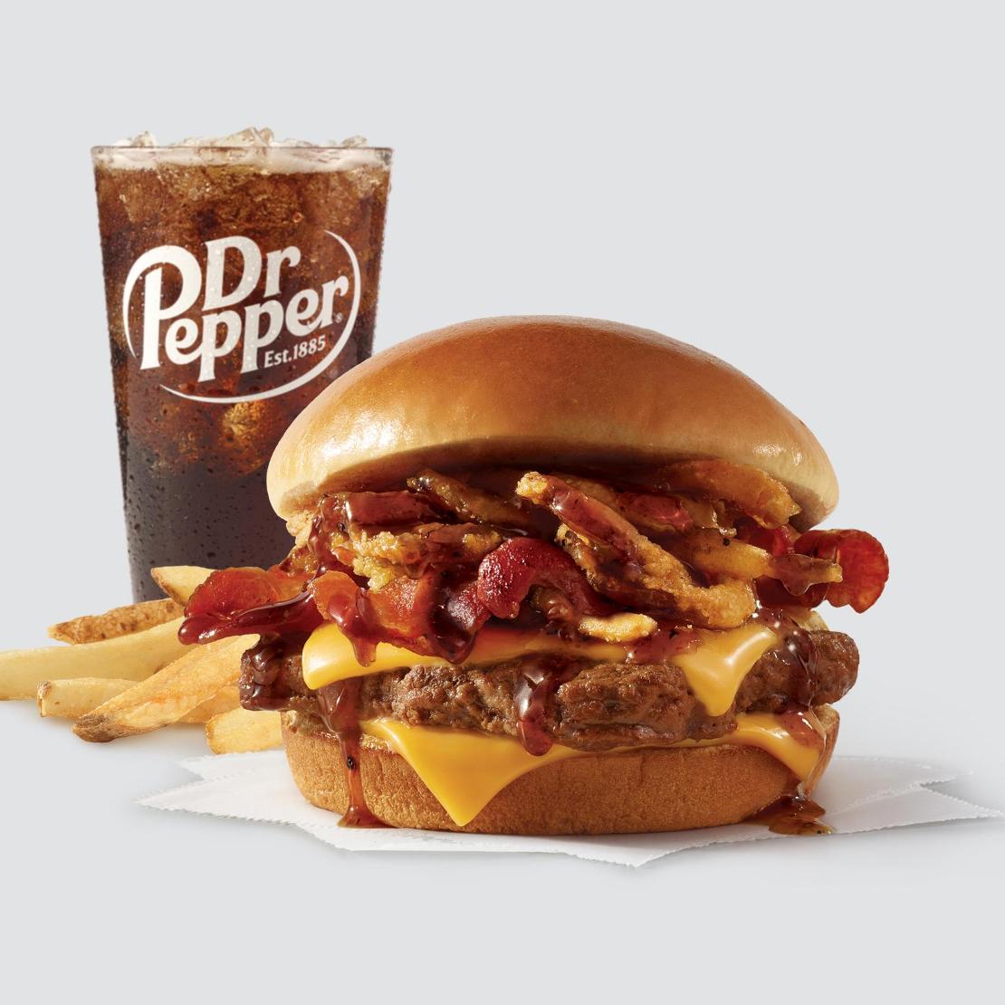 order online - Bourbon Bacon Cheeseburger Combo from Wendy's on bringmethat.com