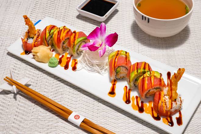 Order Red Dragon Roll food online from Hako store, Irvine on bringmethat.com