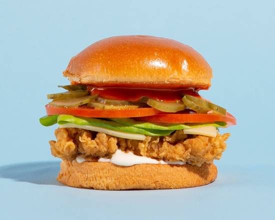 Order Buffalo Ranch Fried Chicken Sandwich food online from Fry Me A River store, Baton Rouge on bringmethat.com