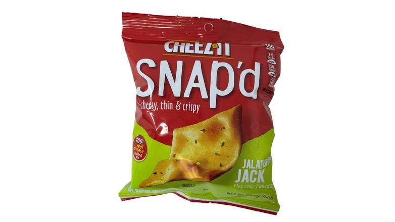 Order Cheez-It Snap'D Cheesy Baked Snacks Jalapeno Jack food online from Shell Rock Spring store, Bel Air on bringmethat.com